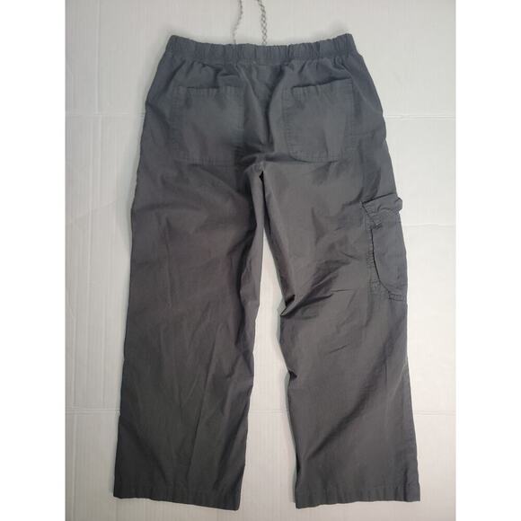 Aerie Pants Womens Medium Wide Leg Cropped Ankle Pull On Elastic Waist Gorpcore - Picture 7 of 9